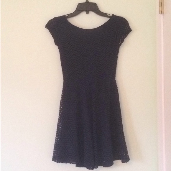 Navy Aeropostale Fit and Flare Dress - Picture 1 of 5